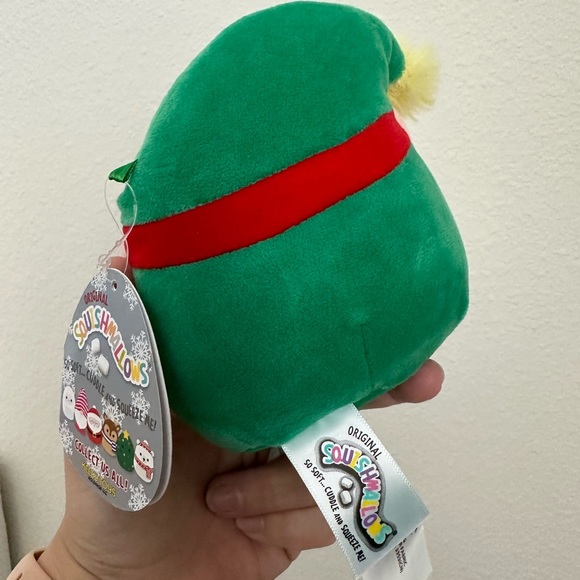 Kellytoys - Squishmallows Christmas Holiday - Elliott the Elf Stuffed Toy Plush - Picture 3 of 5